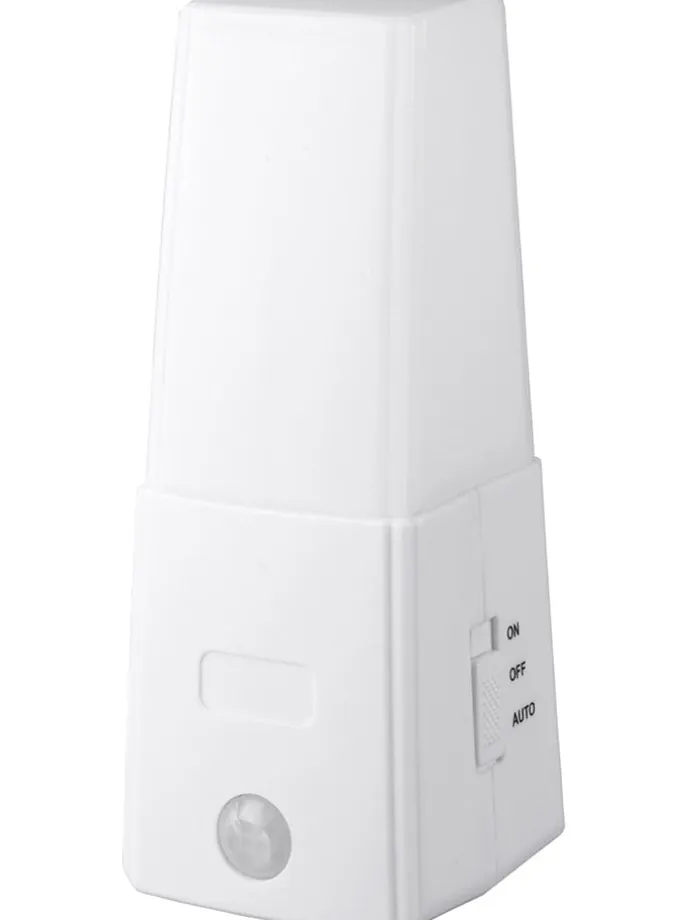 Lampki nocne LED (2 szt.) w kolorze białym - wys. 12,5 cm