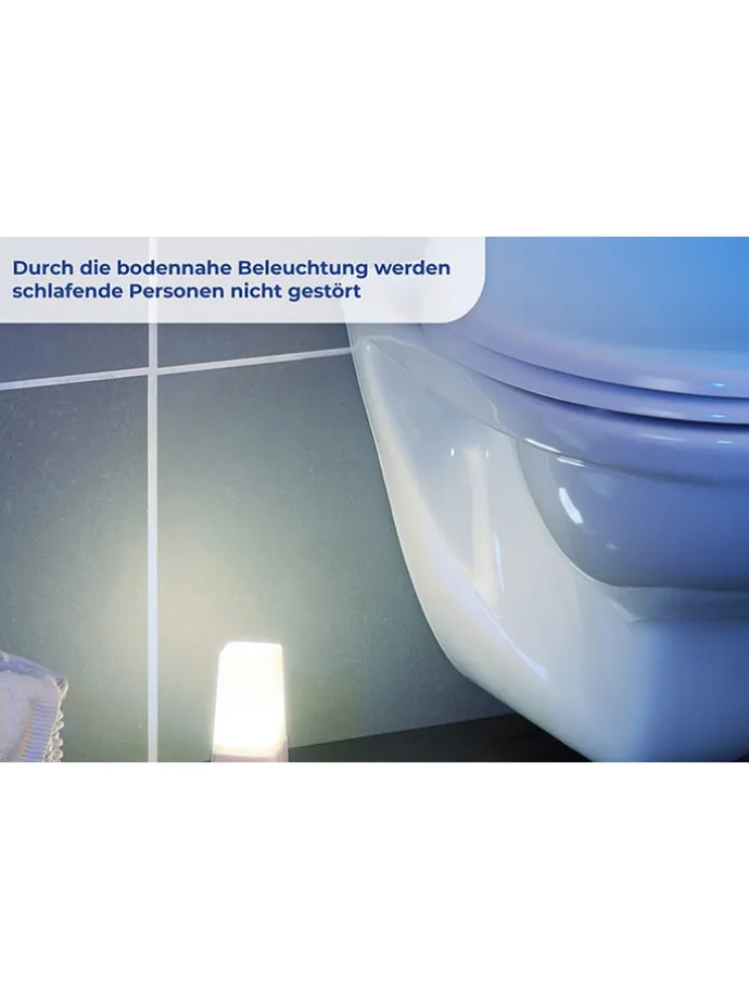 Lampki nocne LED (2 szt.) w kolorze białym - wys. 12,5 cm
