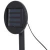 Lampy ogrodowe LED (3 szt.) w kolorze czerwonym na trzonku