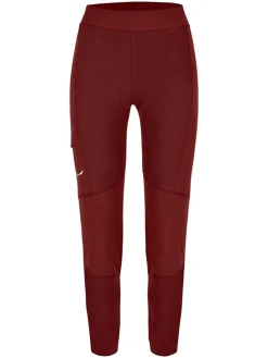 Legginsy funkcyjne "Alpine Hemp" w kolorze bordowym