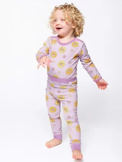 Legginsy w kolorze fioletowym