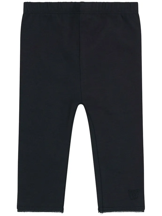 Legginsy w kolorze granatowym