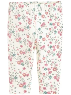 Legginsy w kolorze kremowym