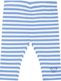 Legginsy w kolorze niebiesko-białym