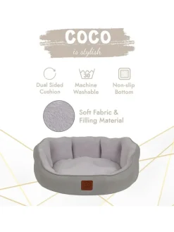 Legowisko "Coco" w kolorze szarym dla zwierząt