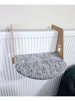 Legowisko "Riana" w kolorze szarym dla kota - 55 x 24 x 35 cm