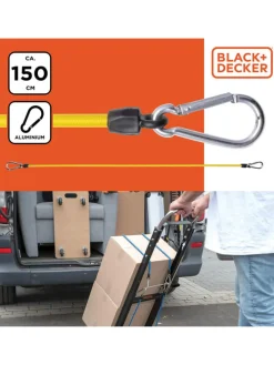 Linki napinające (2 szt.) w kolorze żółtym - dł. 100 cm