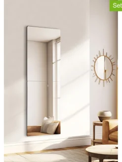 Listwy lustrzane (2 szt.) w kolorze srebrnym - 40 x 120 cm