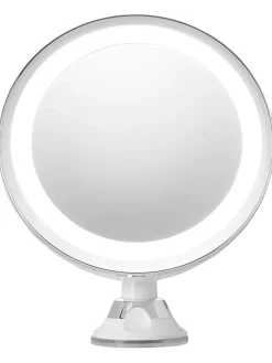 Lustro łazienkowe LED "AD 2168" w kolorze srebrnym - Ø 20 cm