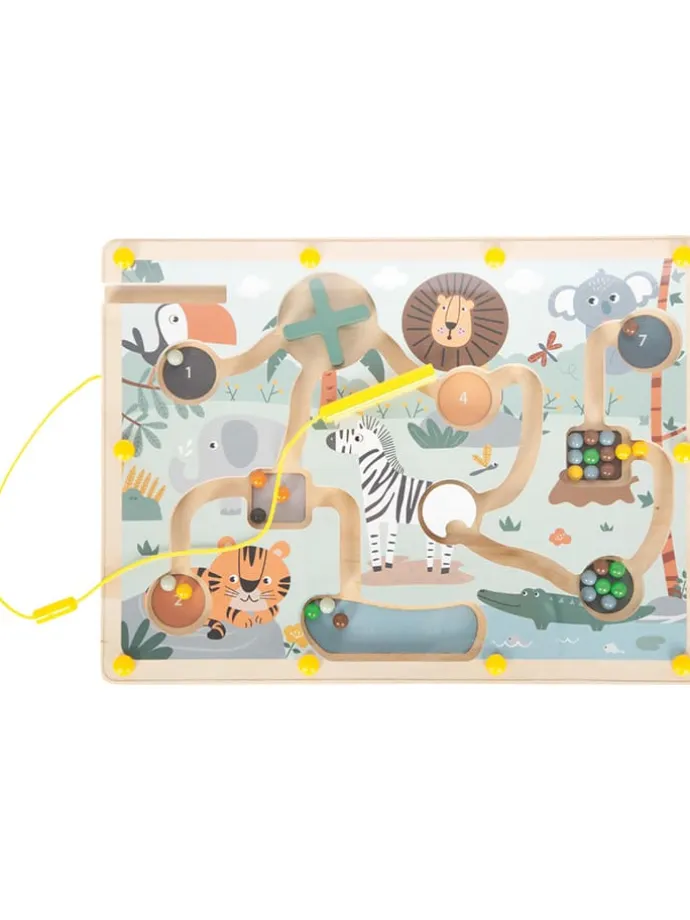 Magnetyczny labirynt "Safari" - 2+
