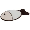 Mata w kolorze biało-czarnym do drapania - szer. 68 cm