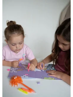 Mini markery (2x 6 szt.) "Monster" w różnych kolorach