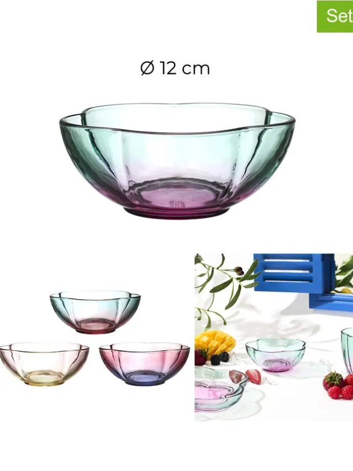 Miseczki deserowe (3 szt.) - Ø 12 cm (produkt niespodzianka)