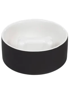 Miska "Slow Feed" w kolorze czarnym dla psa - Ø20 cm