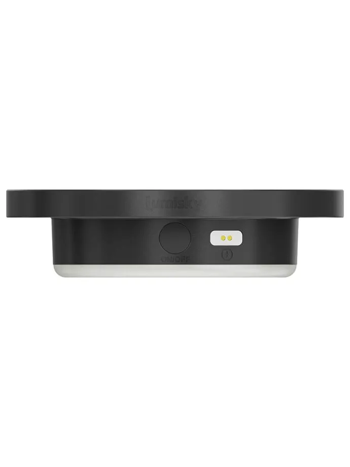 Moduł solarny LED "Sunny Round" w kolorze czarnym - wys. 3,5 x Ø 13,3 cm