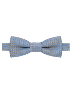 Muszka w kolorze niebiesko-beżowym