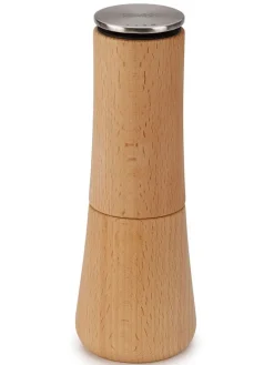 Młynek w kolorze jasnobrązowym do pieprzu - 19 x 7 cm