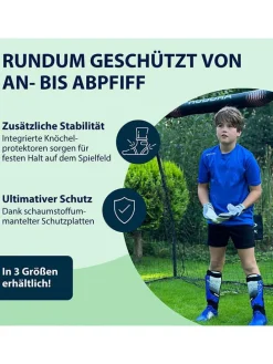 Nagolenniki w kolorze zielonym z ochroną kostki