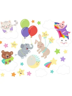 Naklejki "Little cuddly heroes" na okno