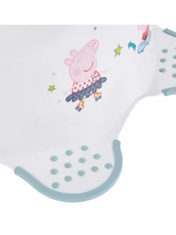 Nocnik "Peppa" w kolorze biało-błękitnym - 38 x 27 x 23,5 cm