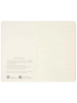 Notatniki (3 szt.) w kolorze zielonym w linię - 13 x 21 cm