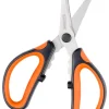 Nożyce ogrodowe w kolorze pomarańczowo-czarnym - wys. 15 cm