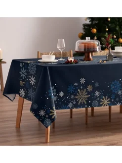 Obrus "Christmas Natalie" w kolorze niebieskim