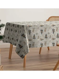 Obrus "Spruce" w kolorze kremowo-zielonym