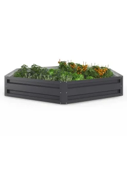 Ogrody warzywne (2 szt.) w kolorze antracytowym - Ø 138,5 cm
