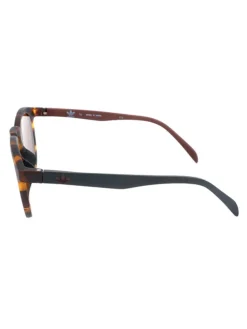 Okulary przeciwsłoneczne unisex w kolorze czarno-jasnobrązowym