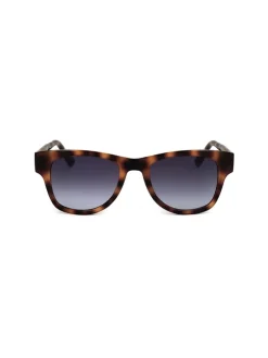 Okulary przeciwsłoneczne unisex w kolorze brązowo-pomarańczowo-granatowym