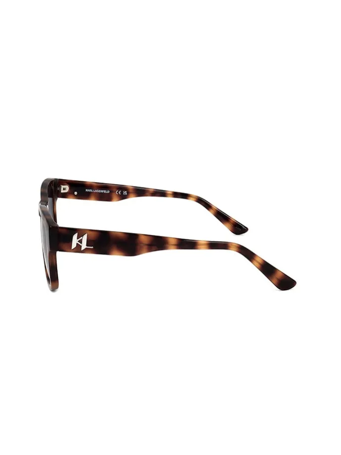 Okulary przeciwsłoneczne unisex w kolorze brązowo-pomarańczowo-granatowym