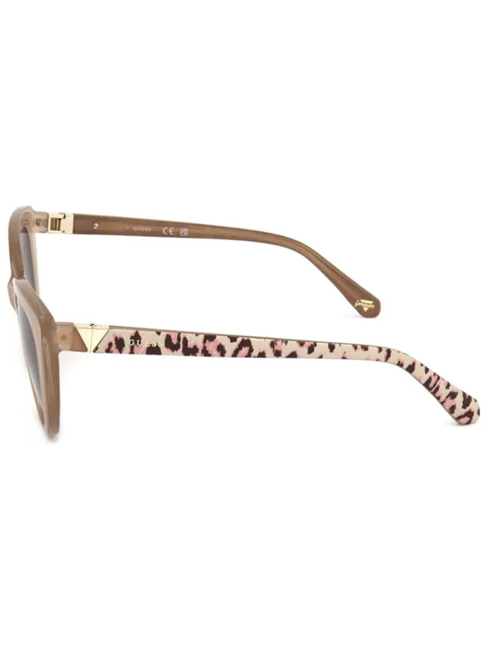 Okulary przeciwsłoneczne unisex w kolorze beżowym