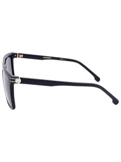 Okulary przeciwsłoneczne unisex w kolorze czarno-brązowym