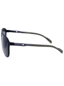 Okulary przeciwsłoneczne unisex w kolorze czarno-granatowym