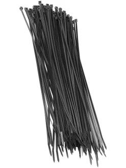 Opaski zaciskowe (100 szt.) w kolorze czarnym - dł. 30 cm