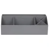 Organizer "Elisa" w kolorze jasnoszarym - 33 x 12,5 x 12,5 cm