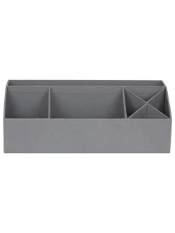 Organizer "Elisa" w kolorze jasnoszarym - 33 x 12,5 x 12,5 cm
