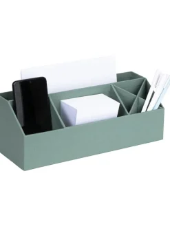 Organizer "Elisa" w kolorze zielonym - 33 x 12,5 x 12,5 cm