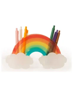 Organizer "Rainbow" ze wzorem na kredki - 21 x 12 x 5,5 cm