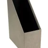 Organizer stojący "Estelle" w kolorze beżowym - 24,5 x 32 x 11,5 cm