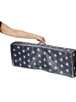 Organizer w kolorze szarym na papier prezentowy - 90 x 12 x 30 cm