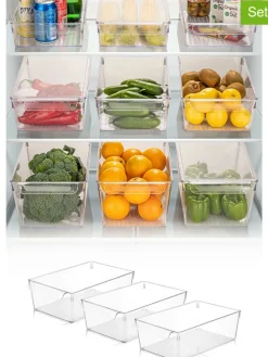 Organizery (3 szt.) do lodówki - 32,5 x 10 x 20 cm