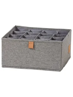 Organizery (2 szt.) w kolorze szarym - 30 x 15 x 30 cm