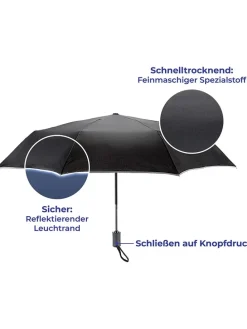 Parasol w kolorze czarnym - 28 x 5 cm