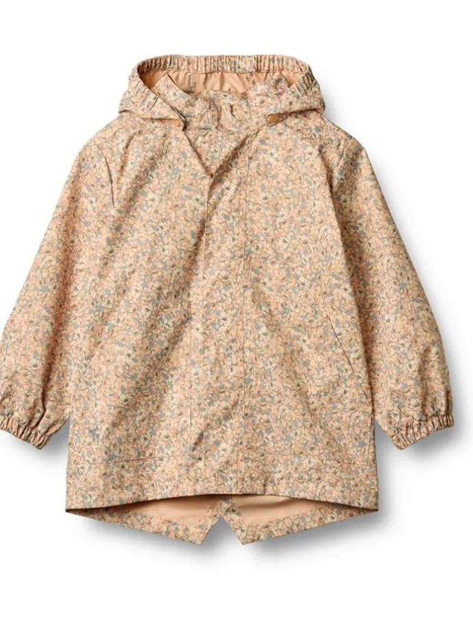 Parka "Jensi" w kolorze pomarańczowo-beżowym