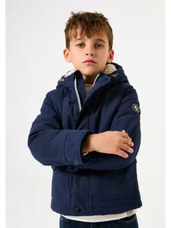 Parka w kolorze granatowym