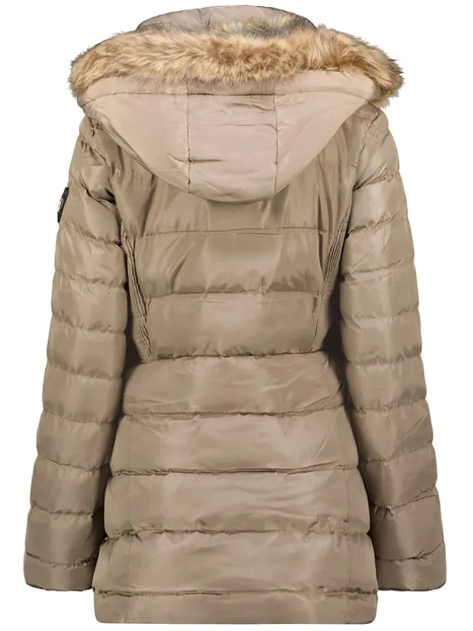 Parka zimowa "Anieseak" w kolorze beżowym