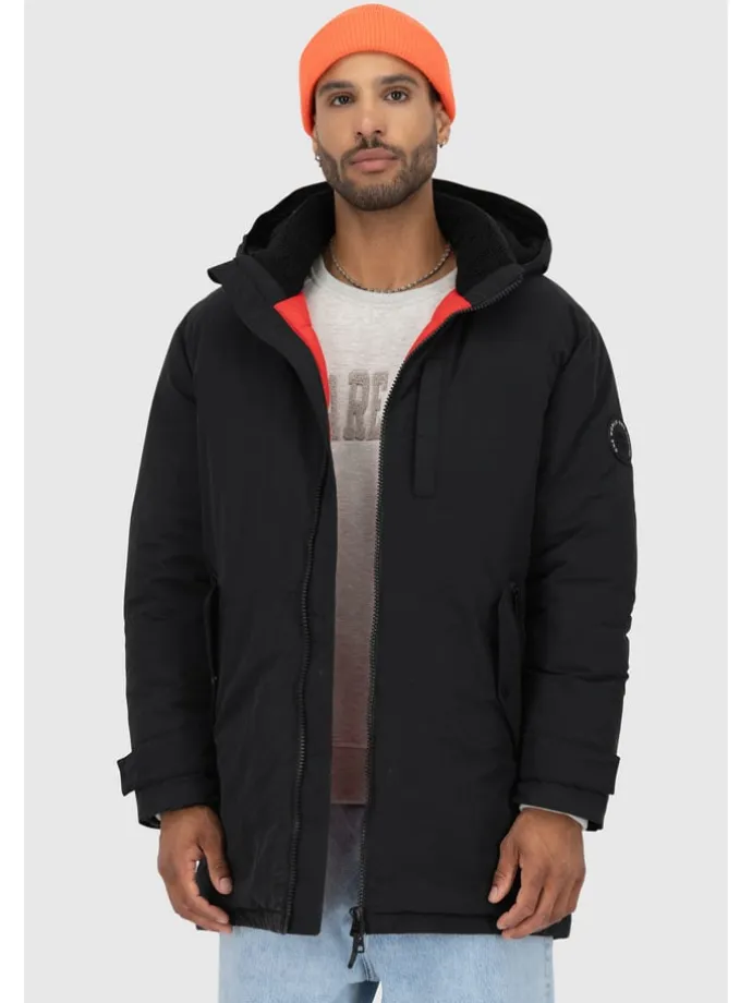 Parka zimowa "Noel" w kolorze czarnym