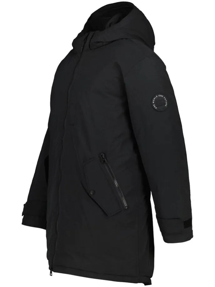 Parka zimowa "Noel" w kolorze czarnym